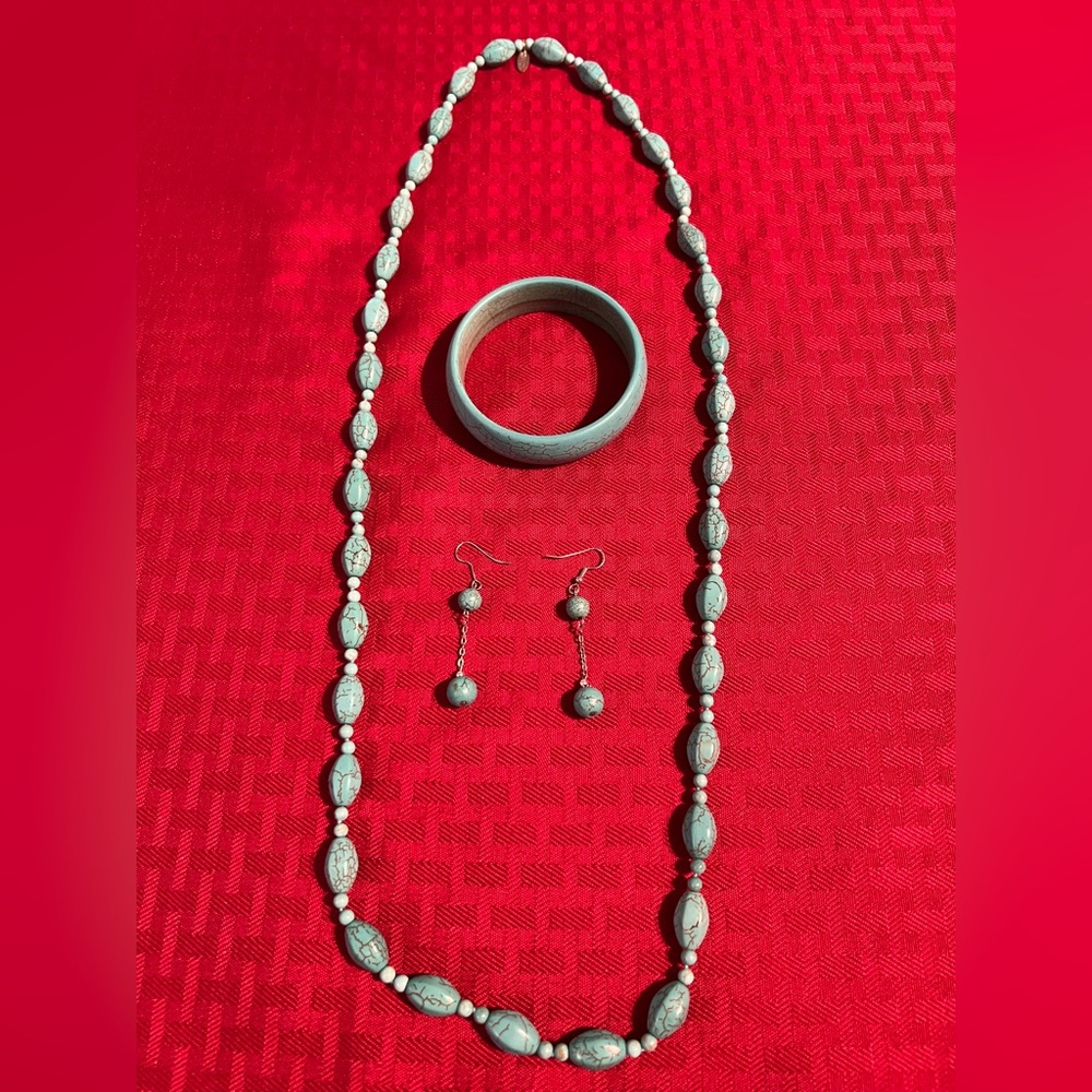 Elegant Turquoise Jewelry Set